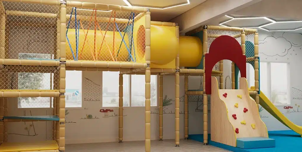 espaço kids para crianças brincarem
