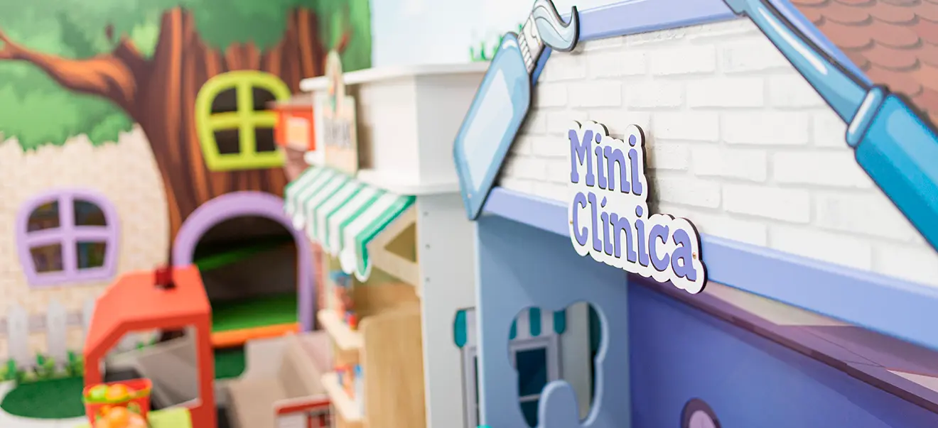 imagem do topo sobre espaço infantil
